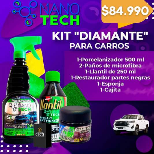 KIT NANOTECH  3 POR 1 || EFECTO DIAMANTE