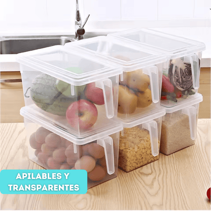 ORGANIZADOR DE NEVERA SET X5||  MÁS ESPACIO EN TU NEVERA - OFERTA ULTIMAS UNIDADES!!