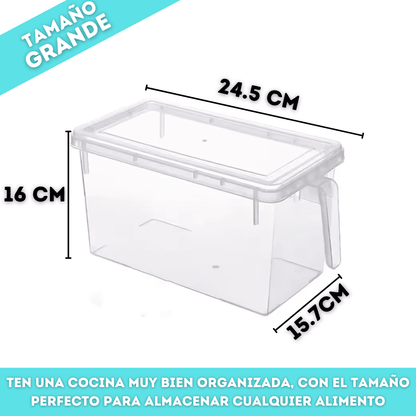 ORGANIZADOR DE NEVERA SET X5||  MÁS ESPACIO EN TU NEVERA - OFERTA ULTIMAS UNIDADES!!