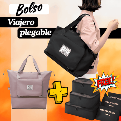 BOLSO EXPANDIBLE + KIT VIAJERO GRATIS x7🎁 ||  MULTI BOLSO® IMPERMEABLE