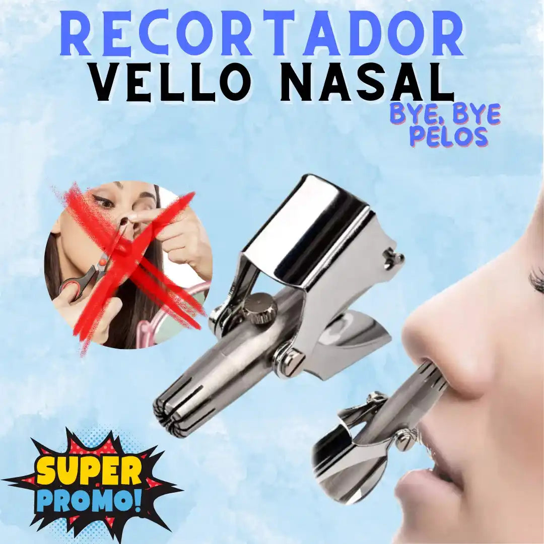 KIT RECORTADOR DE VELLO NASAL™👃🏻 || MATERIAL PREMIUM 🛡️