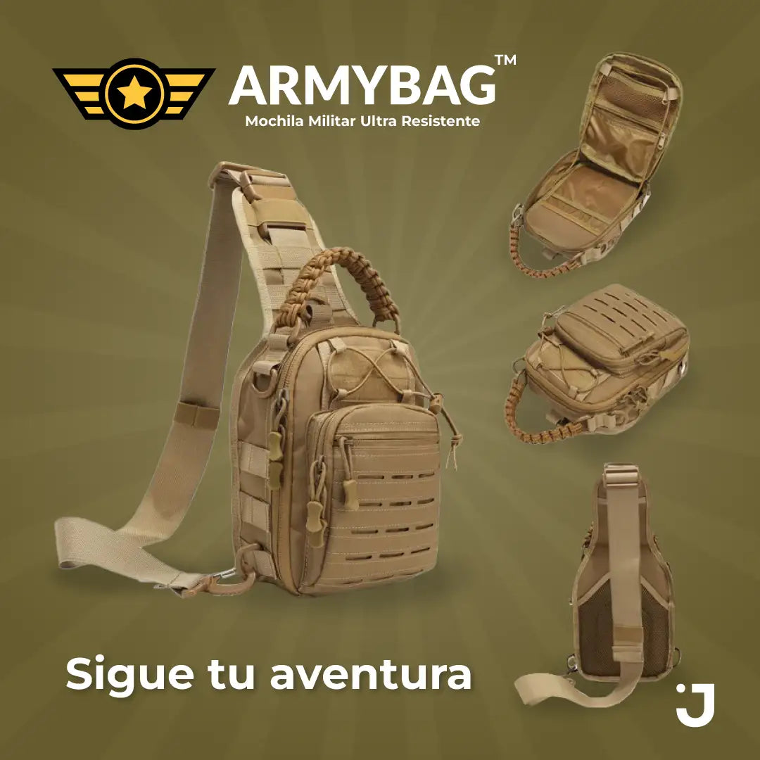 ArmyBag™: Mochila Militar Multiherramienta con Diseño Ergonómico